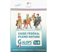 Livre de guide fédéral pleine nature galops 1 à 4 FFE Bleu TU