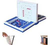 Livre de Jeu du pendu, Jeux de société imprimés en 3D, Jeu d'échecs magnétique éducatif, Quatre à la Suite, Bataille navale, Backgammon, mancala, défi d'orthographe de vocabulaire (Style-D)