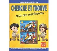 Livre de jeux Cherche et trouve - Jeux des différences - Dès 5 ans - 40 pages - Format A4