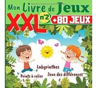 Livre de jeux enfant - 80 activités: Labyrinthes, Dessins point par point, Différences - 110 pages 21.5x21.5 cm