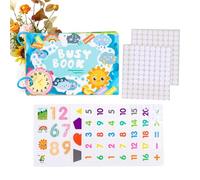 Livre de Jouets sensoriels pour Jeunes : activités d'apprentissage préscolaire, Livre de Travail éducatif préscolaire pour tâches de Correspondance des Alphabets et des Chiffres | | pour