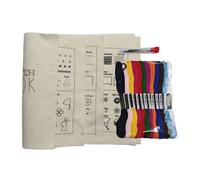 Livre de kit de broderie - Set de travaux manuels - Kit de broderie pour débutants, pour Quilters étudiants adultes projets scolaires Pratique de pleine conscience Anniversaire Noël Temps en F