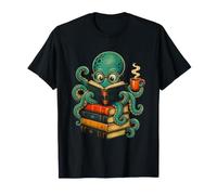 Livre de Lecture Amusant en Forme de Pieuvre littéraire Classique T-Shirt
