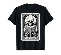 Livre de Lecture avec Squelette de Cartes de Tarot The Reader, Livres Amusants T-Shirt