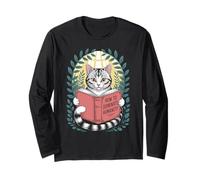 Livre de lecture Comment dominer l'humanité pour chats Kitten Cat Lover Manche Longue