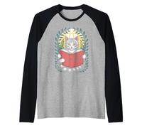 Livre de lecture Comment dominer l'humanité pour chats Kitten Cat Lover Manche Raglan