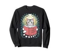 Livre de lecture Comment dominer l'humanité pour chats Kitten Cat Lover Sweatshirt