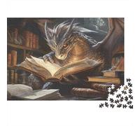 Livre de Lecture Dragon Puzzle 1000 Pièces Adulte, Art côtier Style Vibrant-Papier Classique Jeu Éducatif Cadeau De Noël Qualité Supérieure Famille 52x38cm/1000pcs