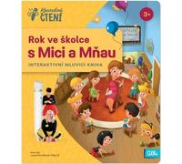 Livre de lecture magique Une année à l'école avec Mici et Meow