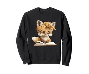 Livre de Lecture Mignon Renard Amoureux Animal Graphique bébé Portrait Sweatshirt