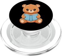 Livre de Lecture Ours Mignon Semaine Nationale des bibliothèques Journée Mondiale du Livre PopSockets PopGrip pour MagSafe