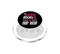 Livre de Lecture sur Le vin et Le Hip Hop Red Wine Loving PopSockets PopGrip pour MagSafe