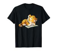 Livre de Lecture Tigre endormi pour l'heure du Coucher T-Shirt