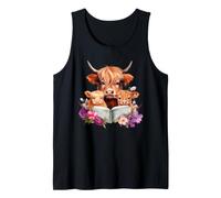 Livre de Lecture Whimsical Highland Famille de Vache Débardeur