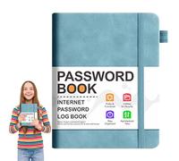 Livre de mots de passe - Organiseur Web avec index alphabétique | livre de mots de passe cahier adresse poche, enregistrement comptes, accès aux sites Web, contacts importants, agenda sécurisé