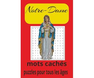 Livre de Mots Mêlés de Mère Marie : Mots mêlés avec texte facile à lire sur la Mère Marie, la Mère de Jésus, la Vierge Marie et bien plus encore | 6x9 ... | Plus de 50 jeux… Cadeaux pour tous les âges