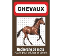 Livre de mots mêlés sur le thème des chevaux: Mots mêlés en gros caractères sur le thème des chevaux, L'équitation et les courses hippiques | 6x9 ... pour les vacances et les temps de détentes