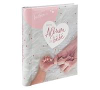 Livre de naissance 100 pages 21x25cm - Atmosphera createur d'interieur - Rose
