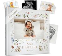 Livre De Naissance - Album Photos Et Naissance - Cadeau Naissance 132 Pages Et Album Photo Scrapbooking ¿ Livre Naissance Bébé Garçons Et Filles ¿ Photos De 10 X 15 (Forêt)