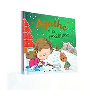 Livre de Noël personnalisé avec Le prénom de l'enfant" Agathe à la rescousse" - 15x15cm