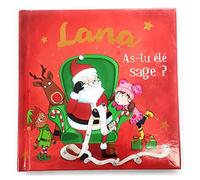 Livre de Noël personnalisé avec Le prénom de l'enfant - Lana, As-tu été Sage ? - 15x15cm