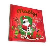 Livre de Noël personnalisé avec Le prénom de l'enfant - Maëlys, As-tu été Sage ? - 15x15cm