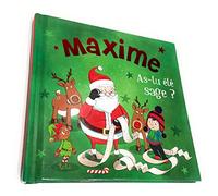 Livre de Noël personnalisé avec Le prénom de l'enfant - Maxime, As-tu été Sage ? - 15x15cm