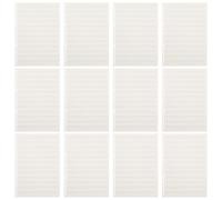 Livre de Partitions Soi-même, Feuilles Étroites, Blanc | Papier, Pages Détachables, Remplacement Facile, pour Garçon et Filles, Pratique Personnelle, Écoles de Musique