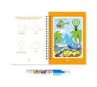 Livre de peinture à l'aquarelle, livre de dessin de voyage | Adapté aux débutants, activités d'avion pour voyage, divertissement, apprentissage préscolaire