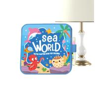 Livre de peinture à l'eau - Ensemble amusant de jeux éducatifs et éducatifs, activités créatives interactives pour, stylo de peinture réutilisable inclus, collection d'outils artistiques