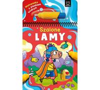 Livre de peinture avec stylo à eau Lamas fous / Aksjomat