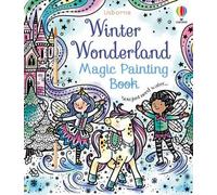 Livre de peinture magique sur le pays des merveilles de l'hiver