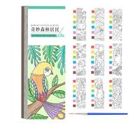 Livre de peinture pour | Ensemble de peinture à l'eau avec papier de qualité, livre de dessin pour petits artistes, idéal pour la pépinière, les loisirs créatifs et les cadeaux