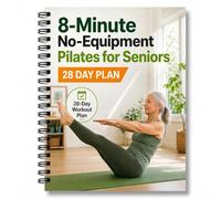 Livre de pilates sans équipement pour personnes âgées de plus de 60 : cahier d'exercices de base, un plan d'entraînement de 28 jours à la maison sans machines, guide étape par étape pour prospérer