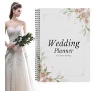 Livre de planification de mariage - Carnet de notes à couverture rigide de qualité supérieure - Système de planification élégant pour les fiançailles et le mariage - Planificateur d'événements clair
