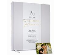 Livre de planification de mariage et organisateur - Compte à rebours de 18 mois, suivi budgétaire, liste d'invités et tableaux d'humeur à faire soi-même | Cadeau de fiançailles et souvenir pour les