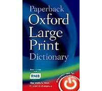 Livre de poche Dictionnaire Oxford en gros caractères