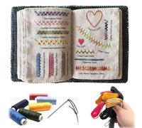 Livre de point à faire soi-même, livre de couture avec nom de point de broderie, améliore vos compétences d'artisanat, amateurs et débutants, idéal pour le bricolage