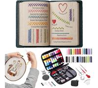 Livre De Points À Faire Soi-même, Guide De Broderie Avec 106 Modèles + 86 Outils De Broderie, Pour Débutants Et Passionnés De Loisirs Créatifs