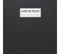 Livre de Police "Achat Or et Métaux Précieux" - Registre 99 feuillets numérotés conforme à la réglementation: Format spécifiqque pour le commerce de rachat or, argent, platine