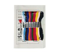 Livre de pratique de broderie - Matériaux de travaux manuels - Kit de broderie pour débutants, pour Quilters étudiants adultes projets scolaires Pratique de pleine conscience anniversaire Noël