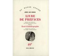 Livre de préfaces suivi de "Essai d'autobiographie"