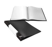 Livre de présentation 40 Pochettes transparentes Pochettes Protecteurs Portfolio Art Livre transparent pour les œuvres d’art, feuille de rapport, lettre (peut accueillir 42 x 31 cm)