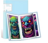 Livre de présentation de stockage de peinture au diamant, dossier transparent A3 avec 20 pochettes transparentes pour peintures au diamant 30 x 40 cm ou moins