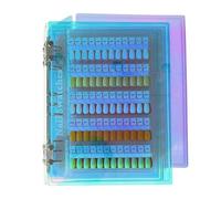 Livre de présentation magnétique multifonction pour nail art pour les techniciens des ongles pour enregistrer les styles et améliorer la précision. Plateau à ongles multicolore, cahier à motifs pour