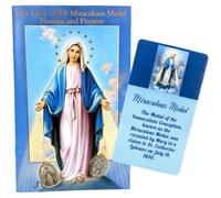 Livre de prière de neuvaine de la Médaille Miraculeuse Notre-Dame de la Médaille Miraculeuse - Livret de dévotion catholique pour la dévotion mariale, prières de neuvaine, cadeaux spirituels pour