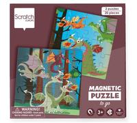 Livre De Puzzle Magnétique - Dragons Multicolor TU