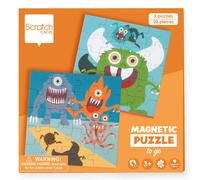 Livre De Puzzle Magnétique - Monstre Multicolor TU