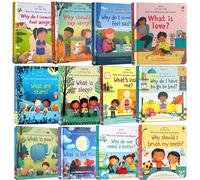 Livre de questions et réponses Usborne Lift The Flap - Qu'est-ce que l'amour ? Pourquoi avons-nous besoin d'un pot ?/Pourquoi est-ce que je me sens parfois en colère ?/Pourquoi est-ce que je me sens (