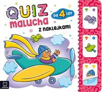 Livre de quiz avec autocollants pour les tout-petits à partir de 4 ans